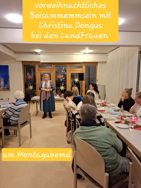 Vorweihnachtliches Beisammensein…..